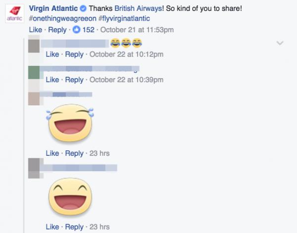 英航Facebook意外分享對手維珍機票優惠 兩大航空以幽默化解公關災難